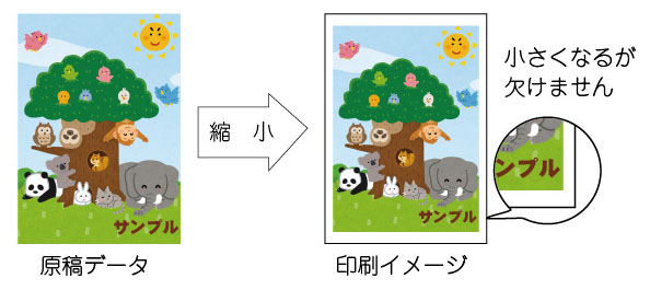 縮小オプション